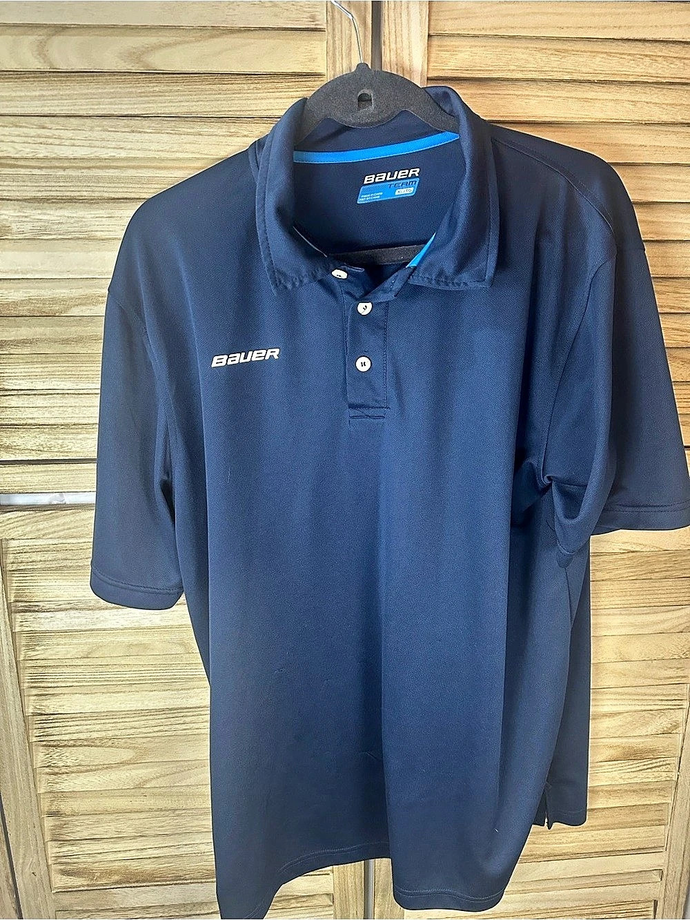 Bauer Team Polo Men's Polo Blue XL